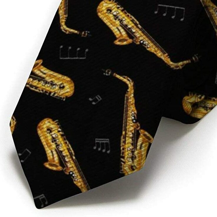 Saxophone Necktie