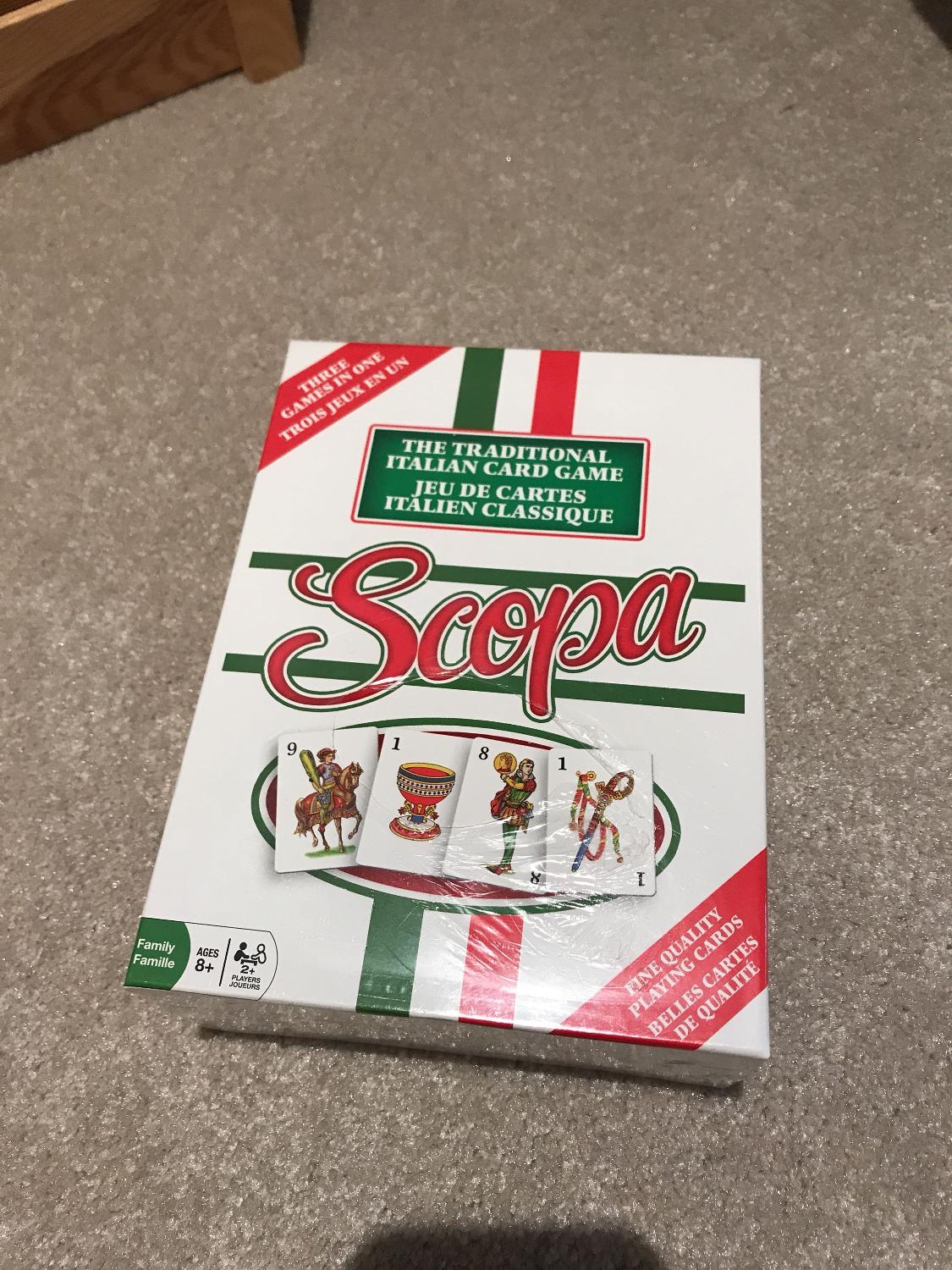 Scopa Traditional Italian Card Game