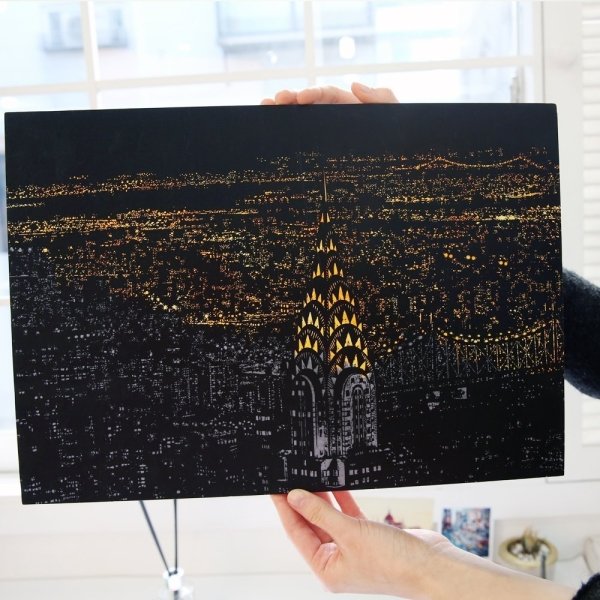 Scratch Off Night View Board