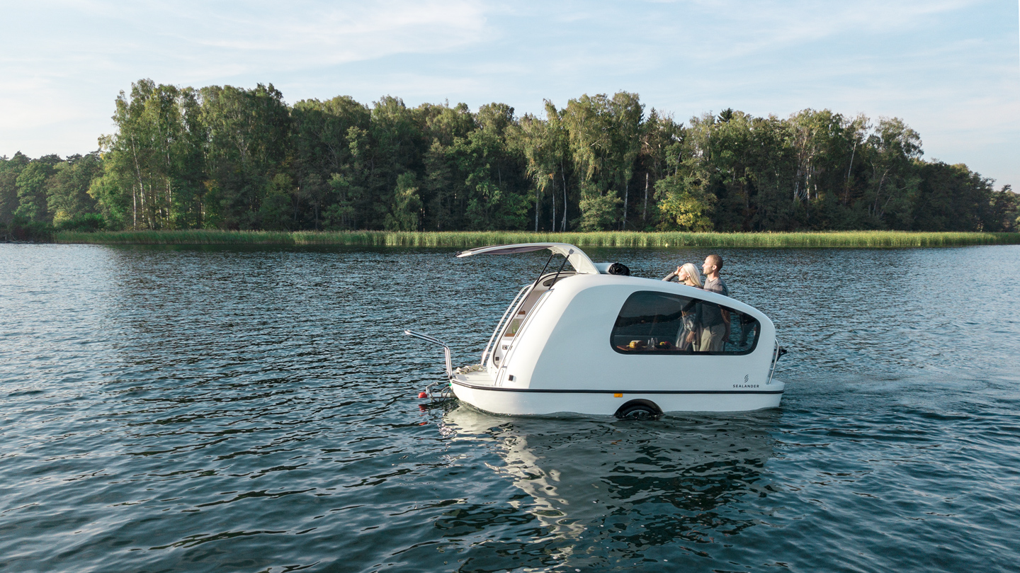 Sealander Camper Trailer That Doubles as a Boat
