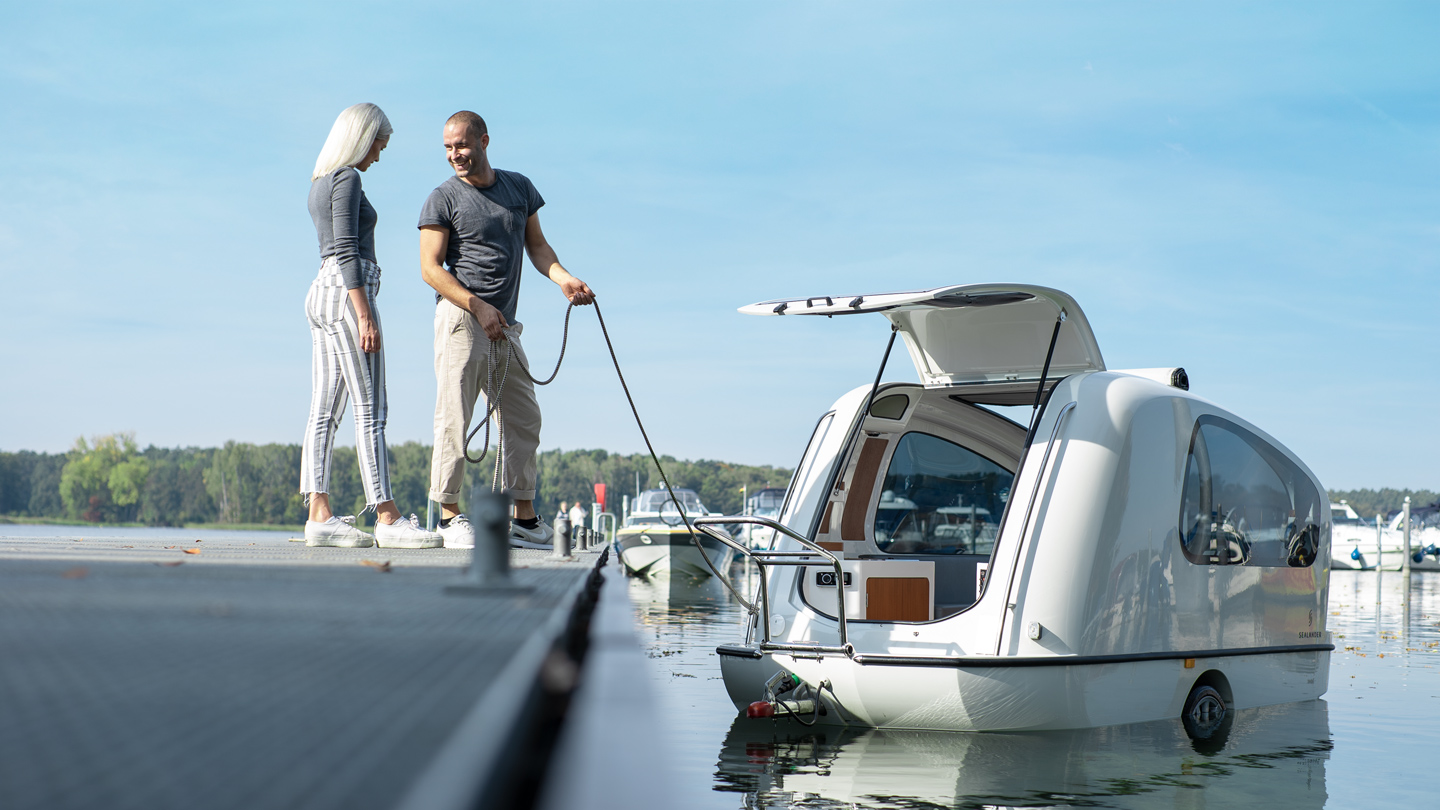 Sealander Camper Trailer That Doubles as a Boat