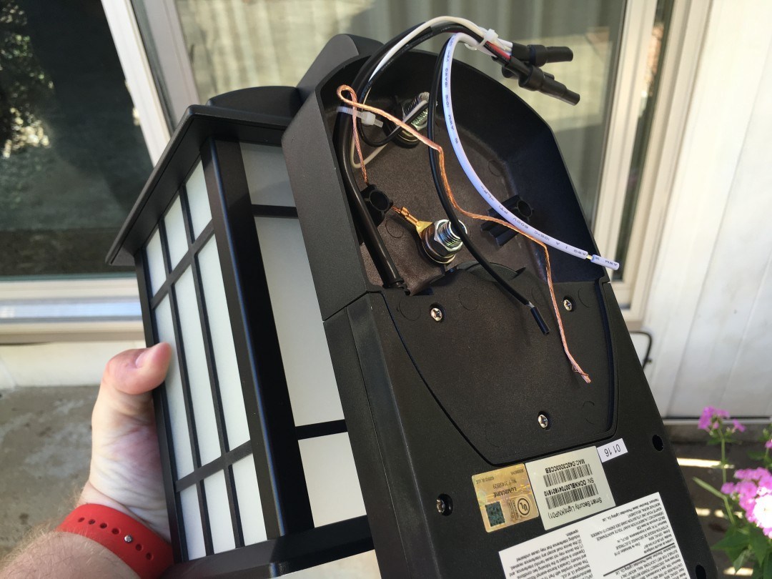 Security Camera and Outdoor Light