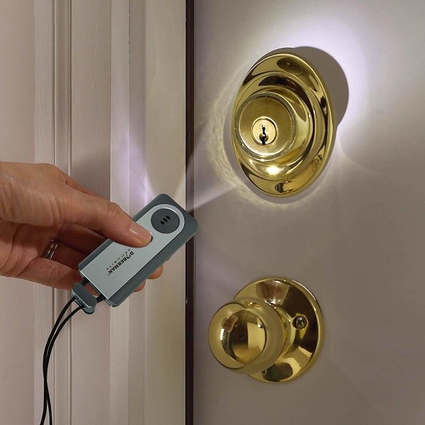 Security Portable Door Alarm with Flash Light