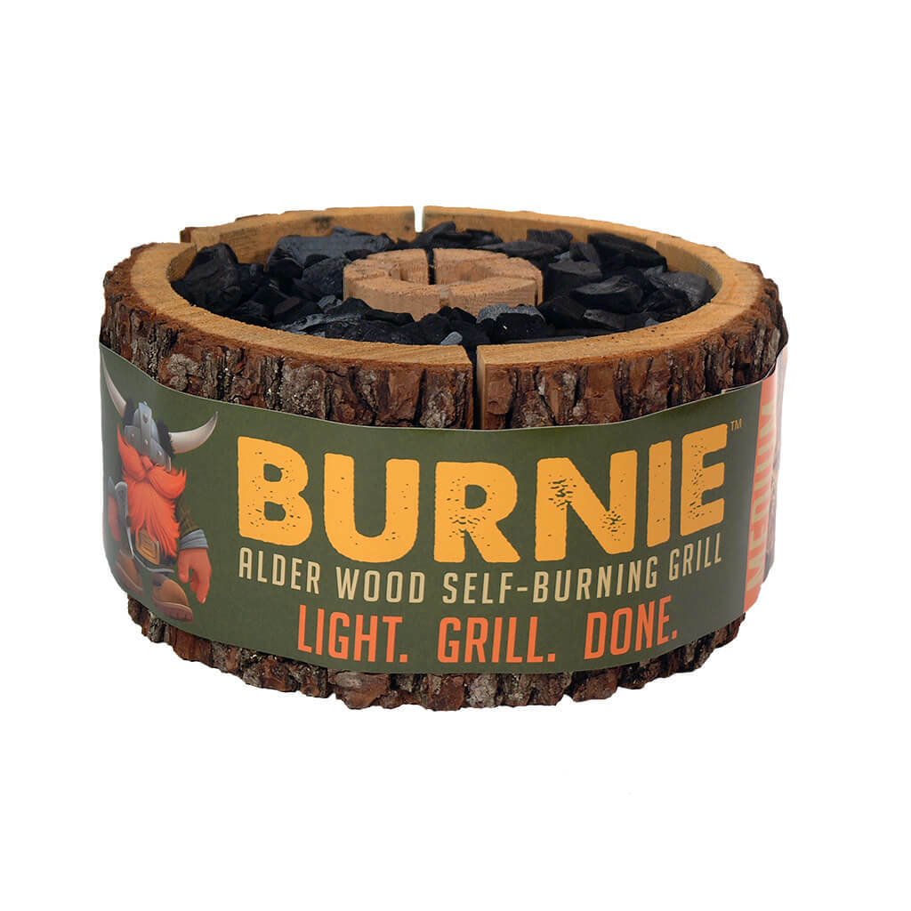 Self-Burning Wooden Portable Grill