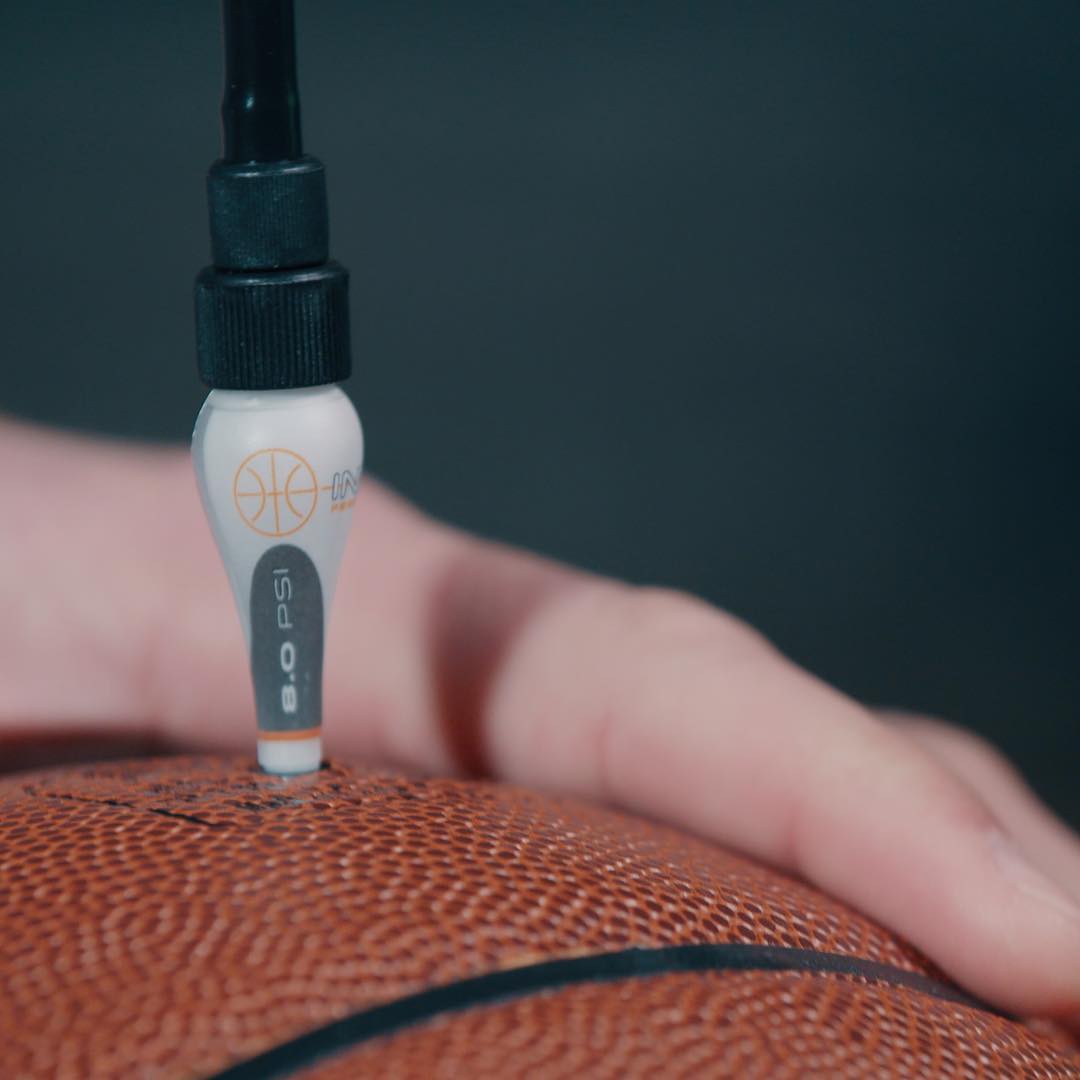 Self-regulating Basketball Inflation Needle