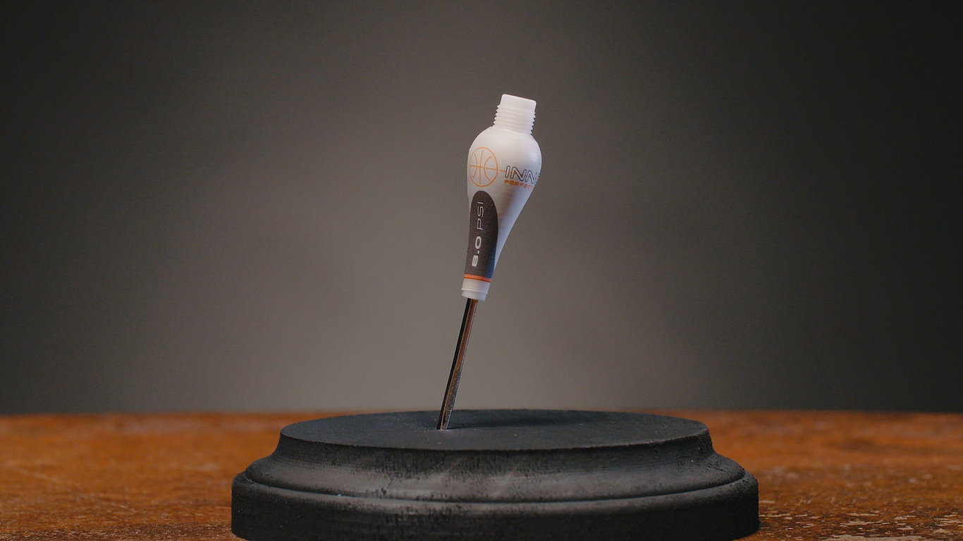 Self-regulating Basketball Inflation Needle