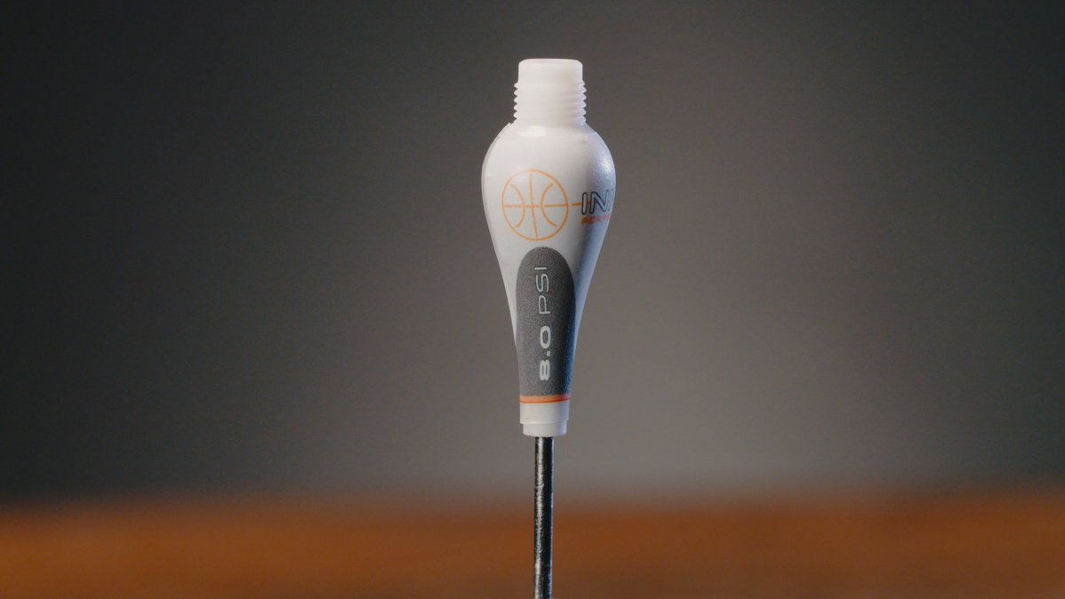 Self-regulating Basketball Inflation Needle