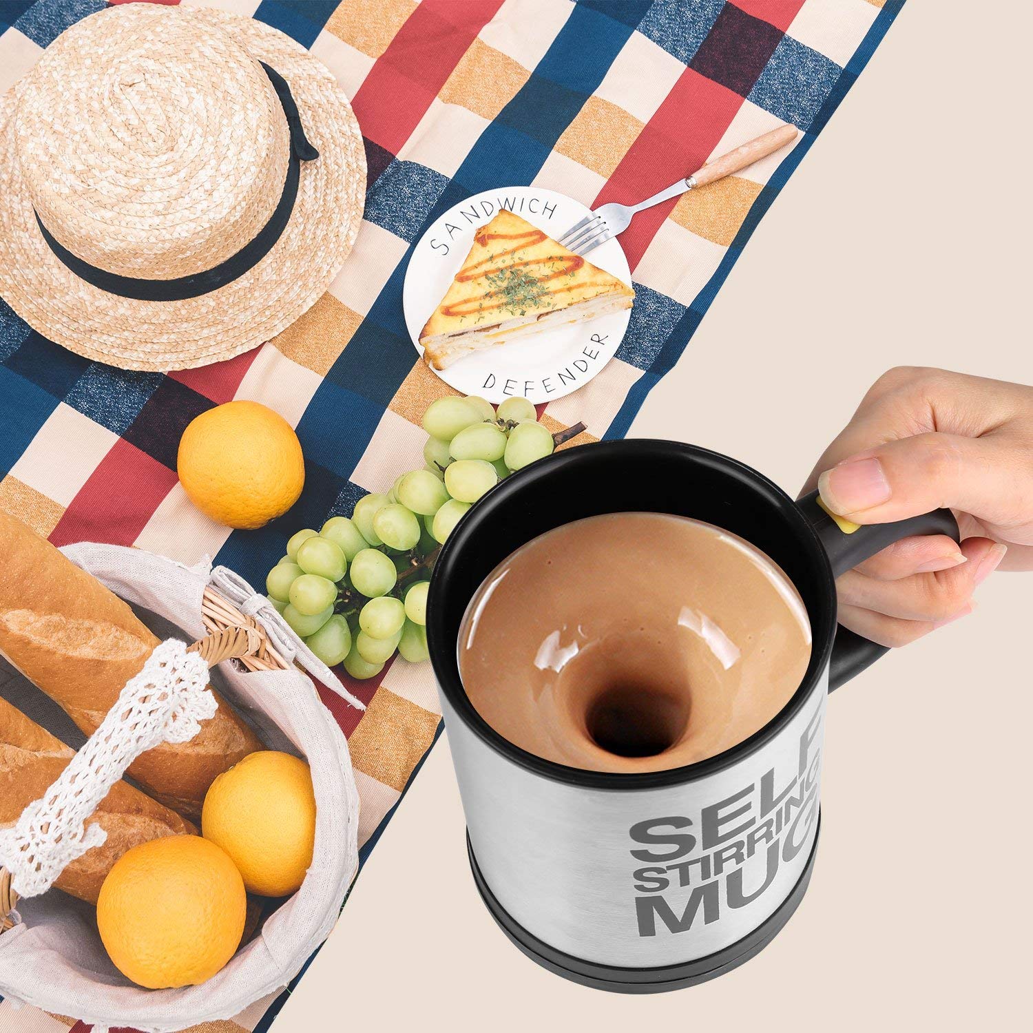 Self Stirring Coffee Mug