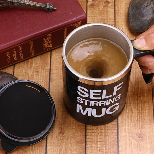 Self Stirring Coffee Mug