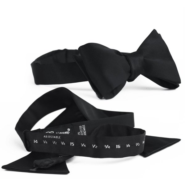 Self Tie Black Bow Tie