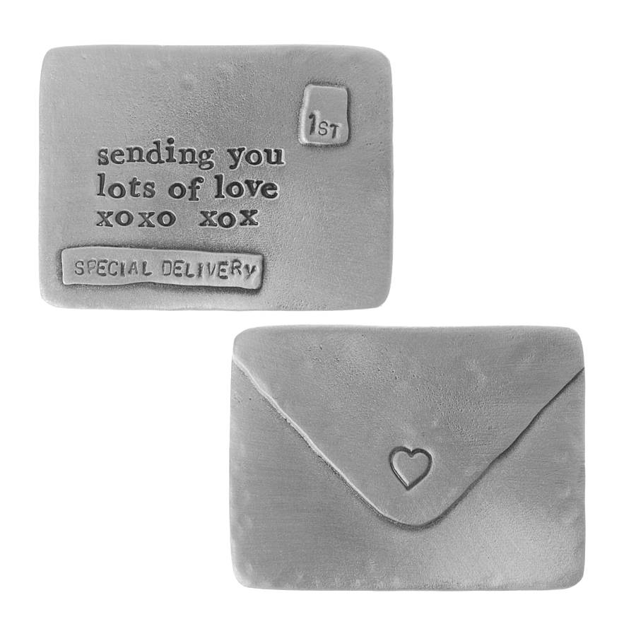 Sending You Lots Of Love' Envelope Token