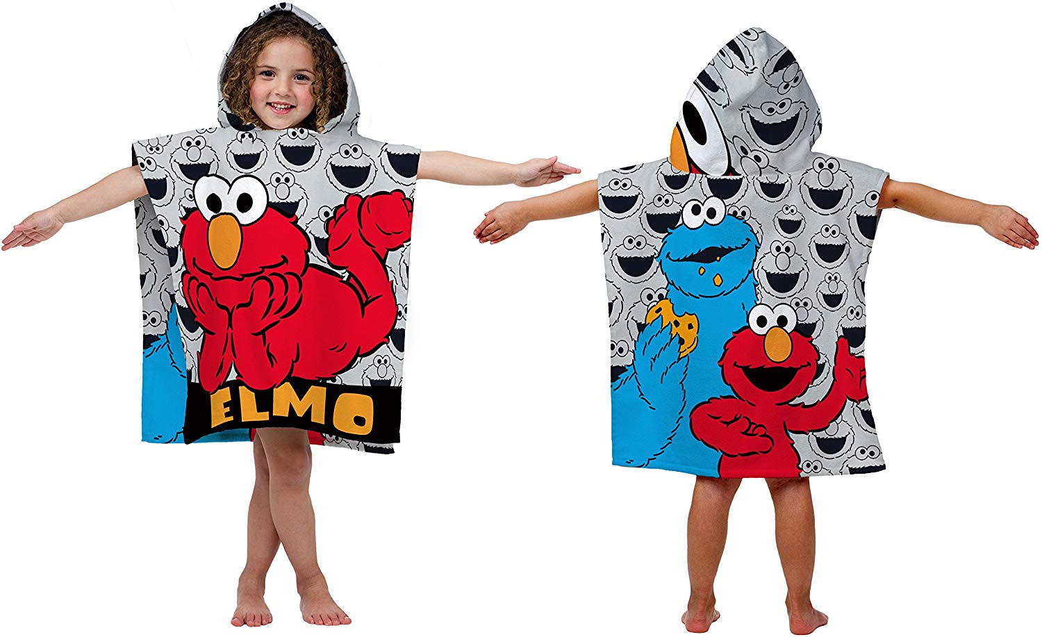 Sesame Street Cotton Kid's Hooded Towel