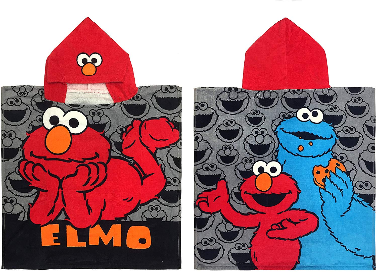 Sesame Street Cotton Kid's Hooded Towel