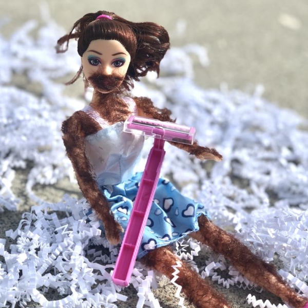 shave me barbie