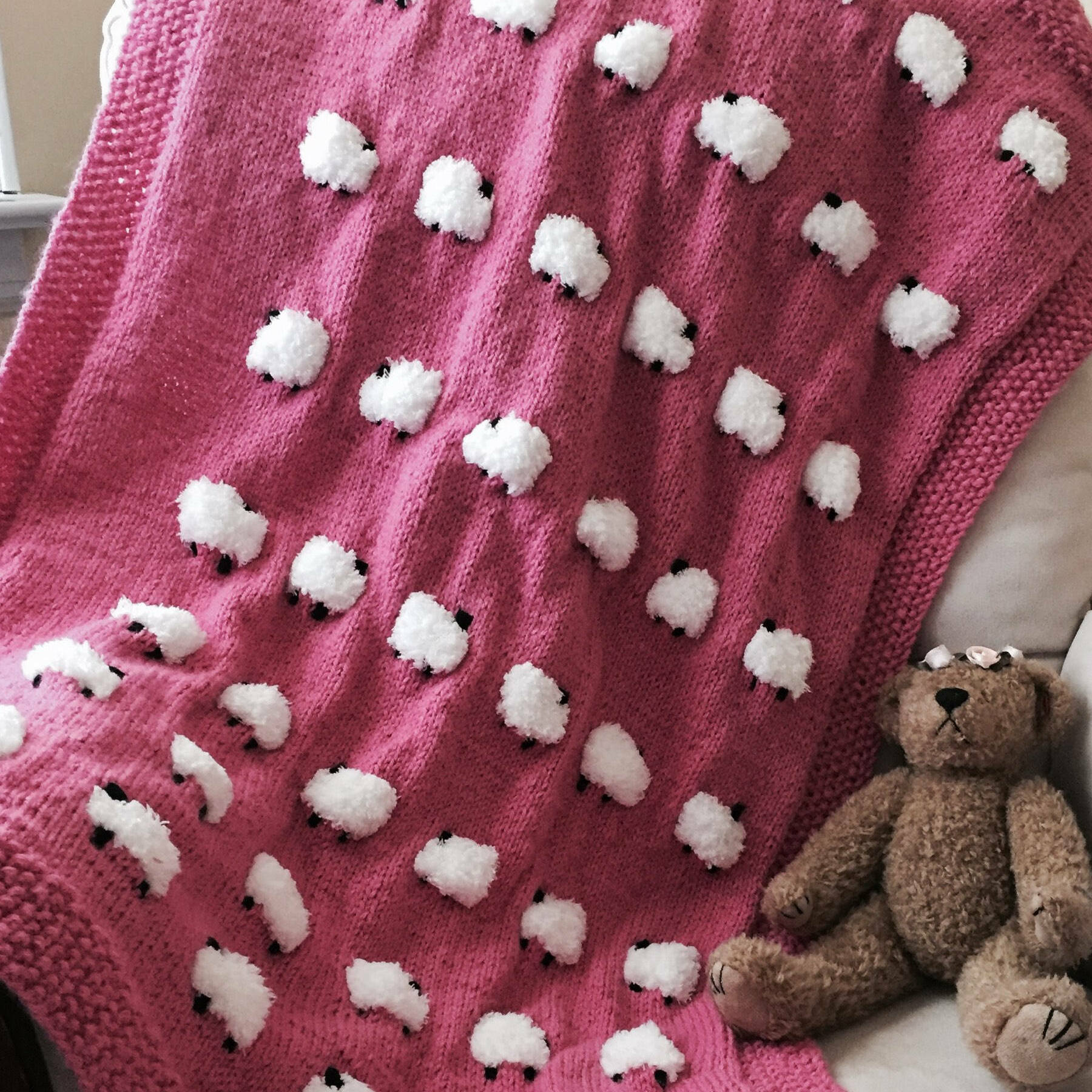 Sheep Baby Blanket 