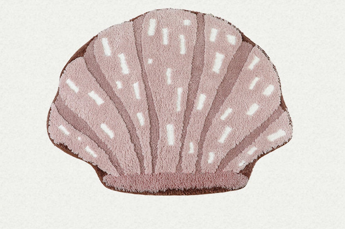 Shell Shape Bath Mat