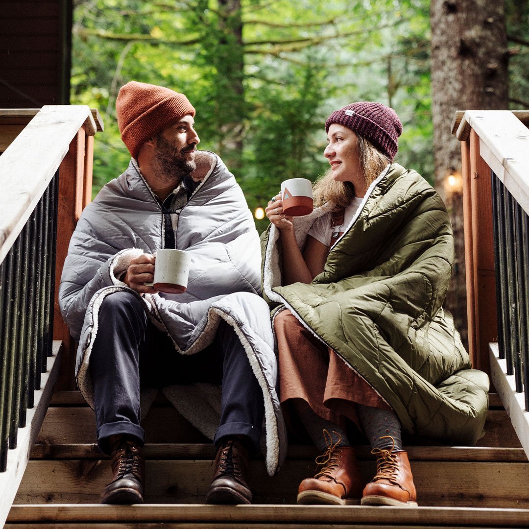 Sherpa Puffy Fleece Blanket