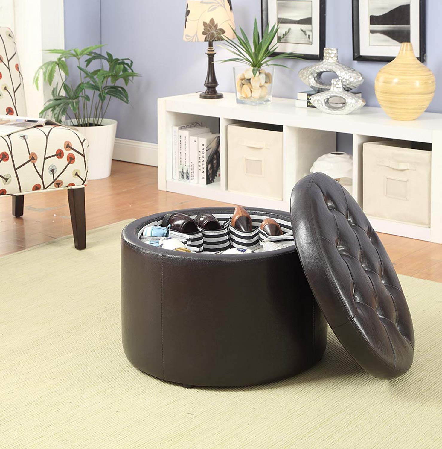 Shoe Storage Ottoman