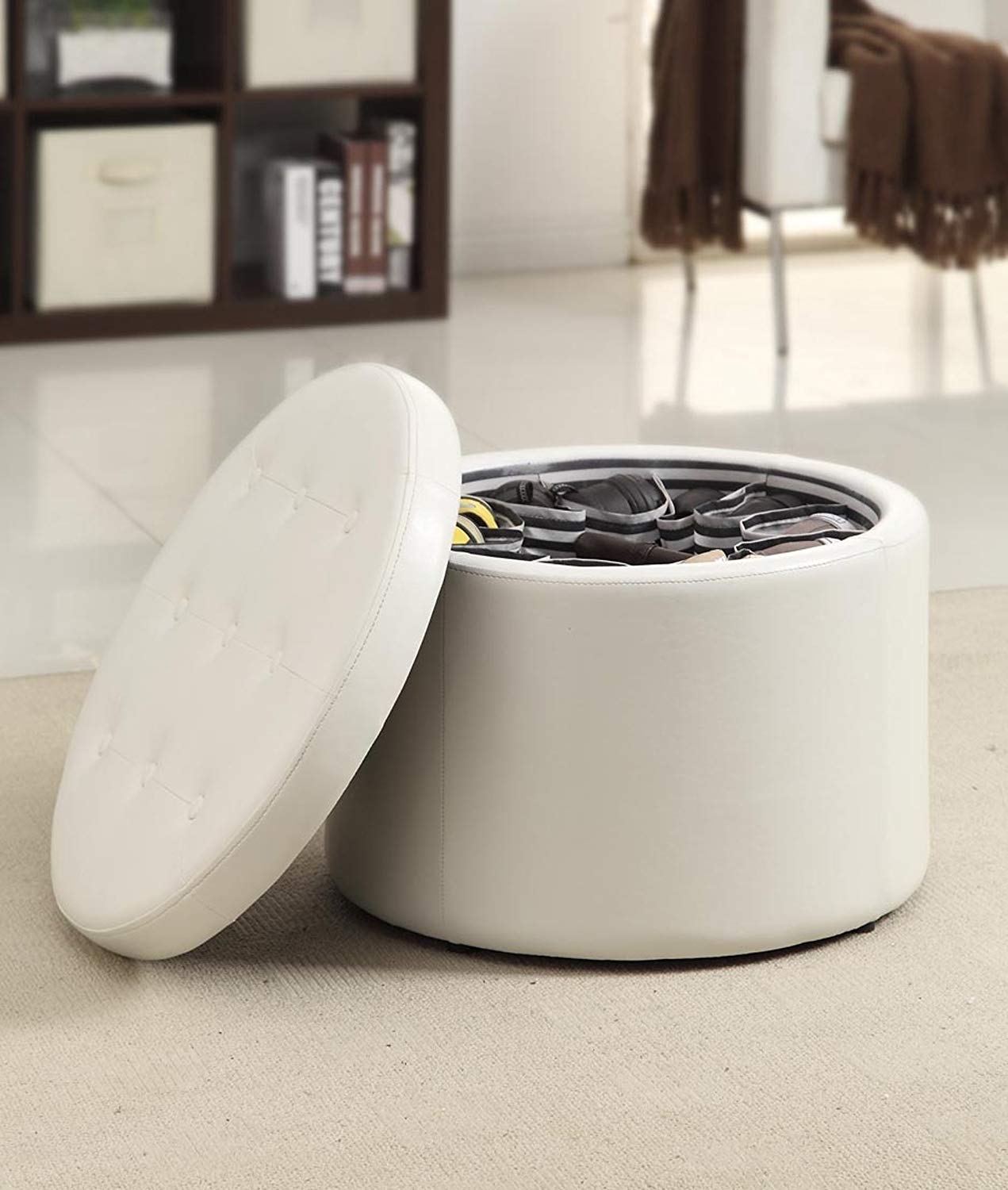 Shoe Storage Ottoman