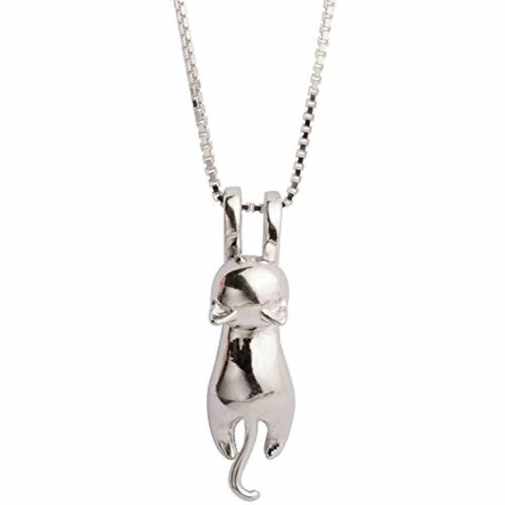Silver Cat Necklace