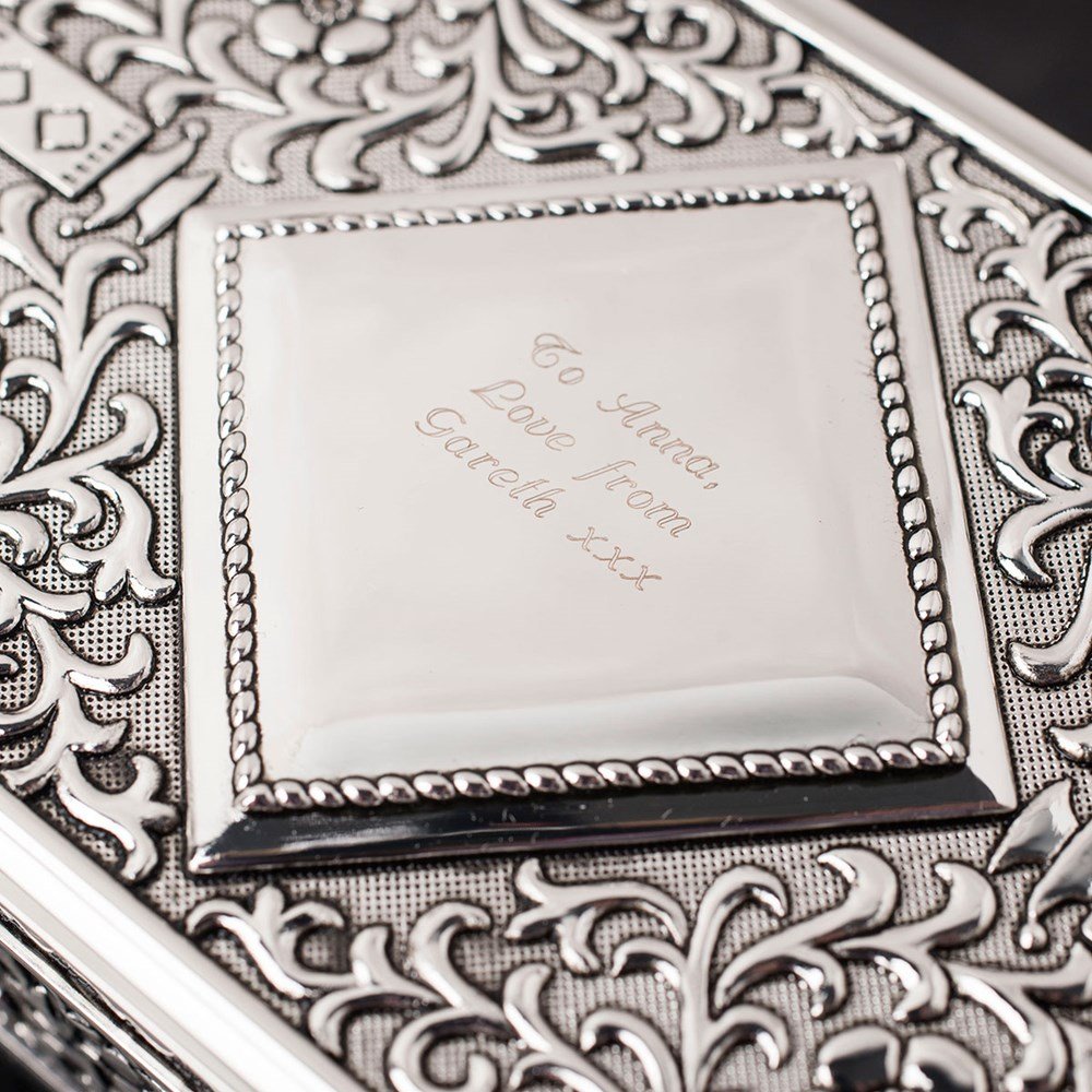 Silver-Plated Jewelry Box