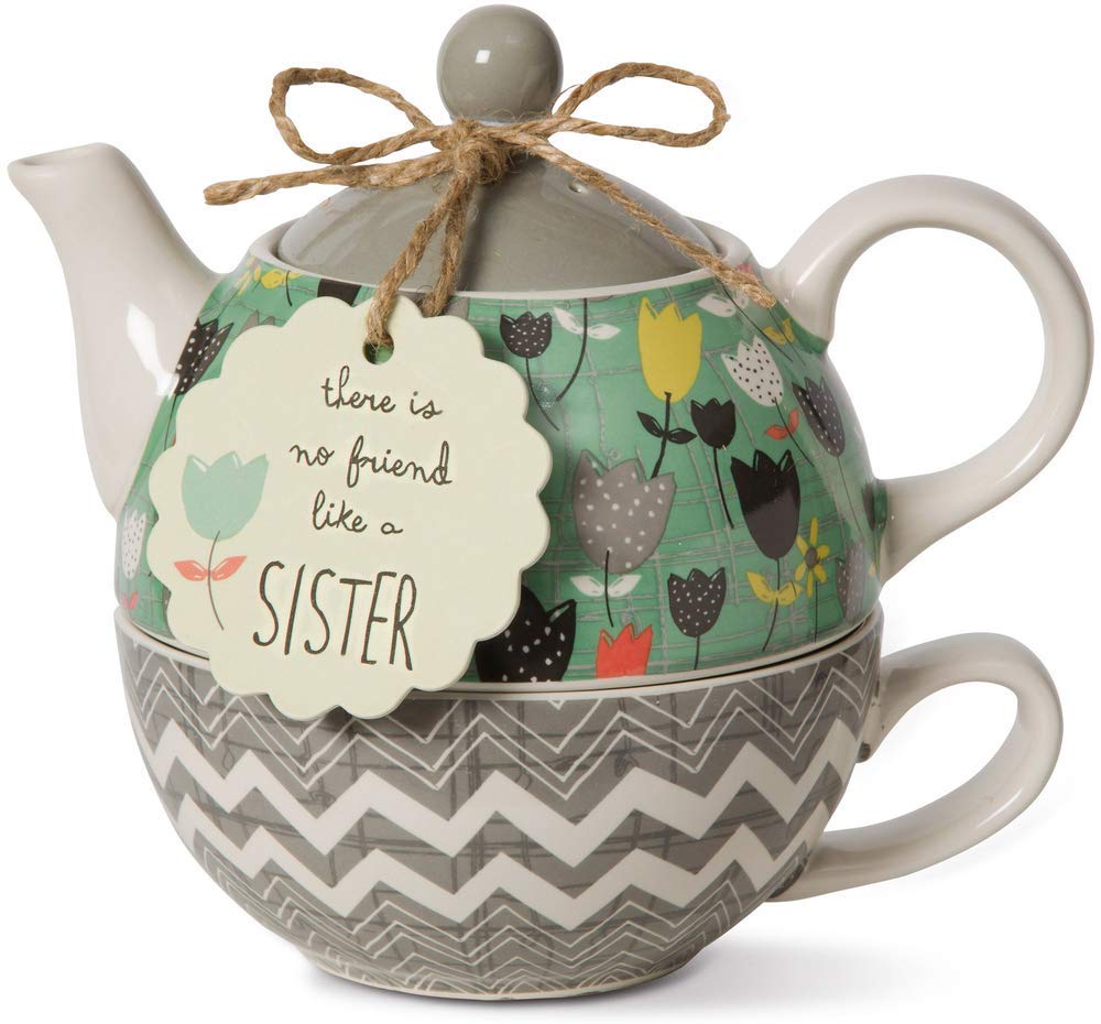 Sister Ceramic Tea for One Gift Set