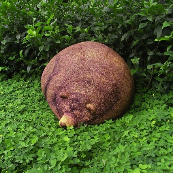 Sleeping Grizzly Bear Beanbag