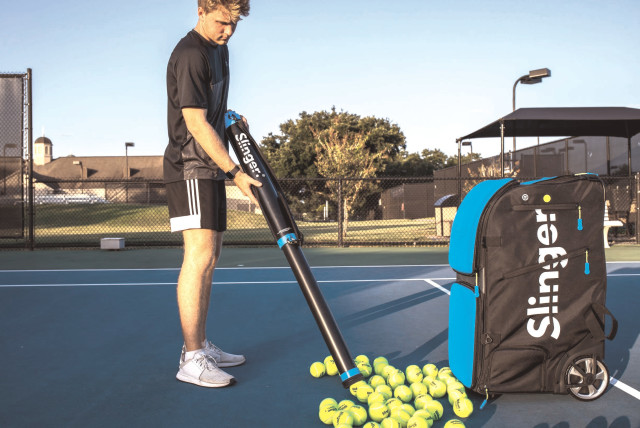Slinger Tennis Ball Launcher Bag