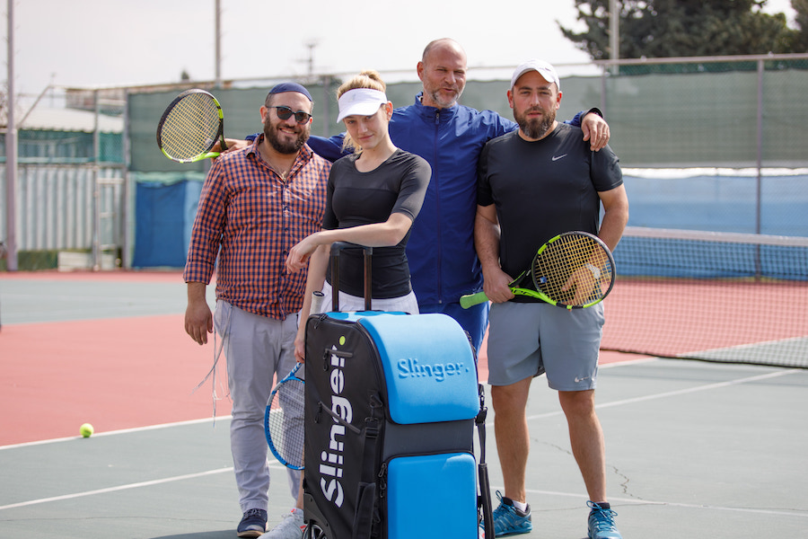 Slinger Tennis Ball Launcher Bag