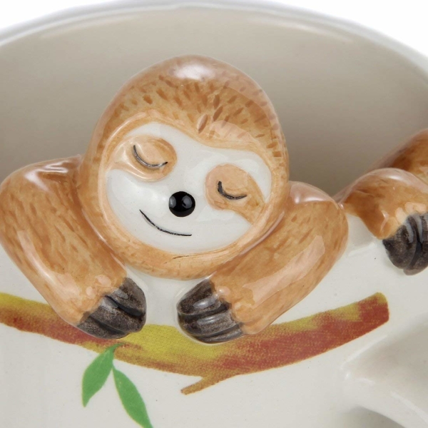 Sloth 3D Animal Mug