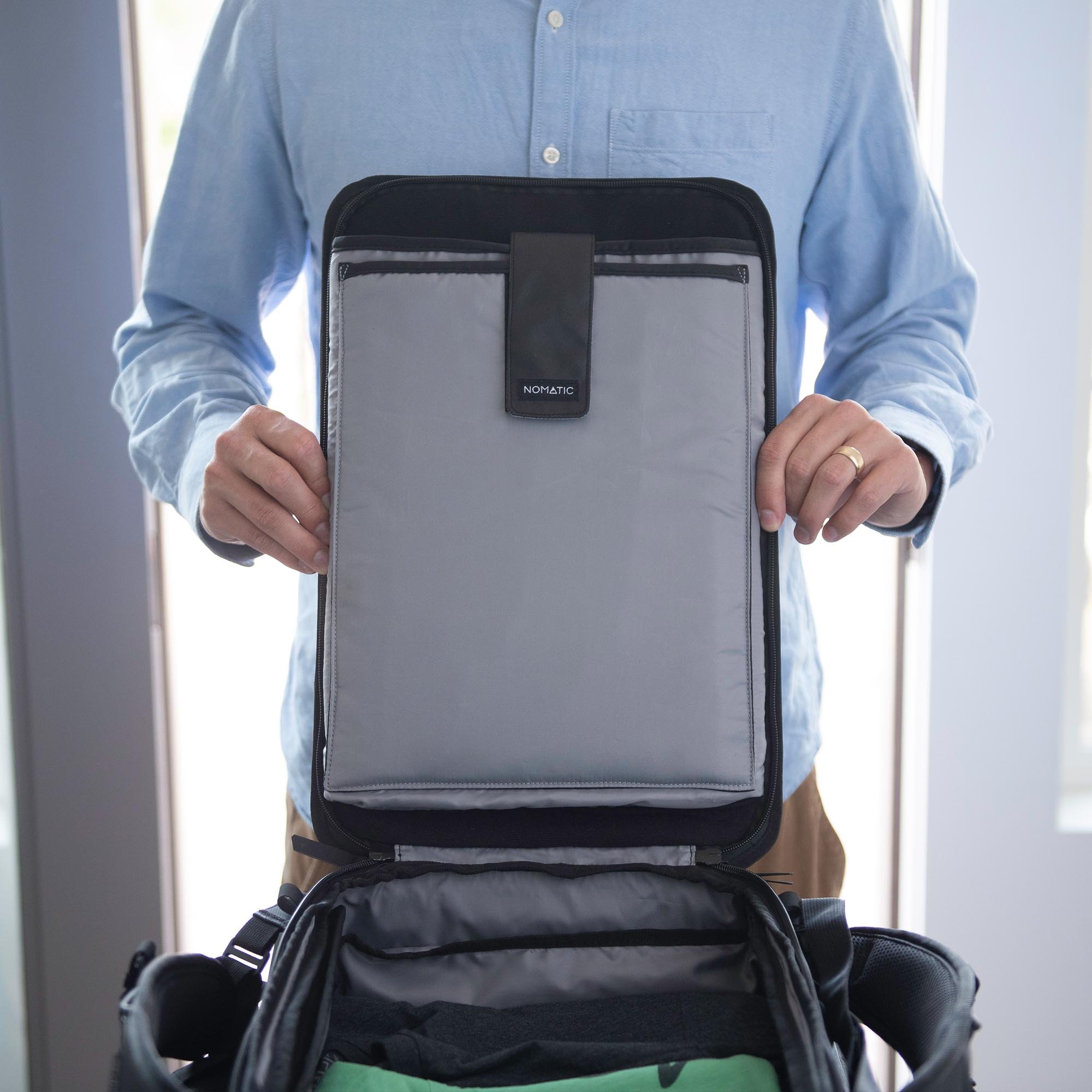 Smart Backpack that Can Be Carried as a Briefcase