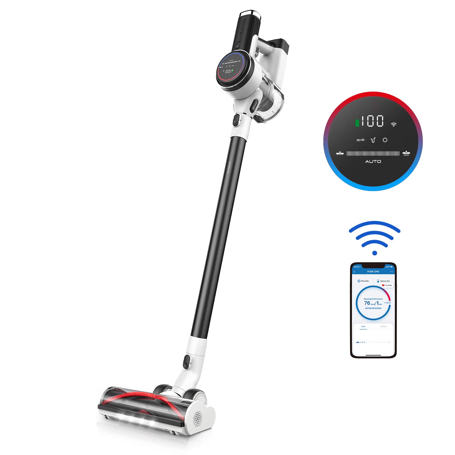 Smart Vacuum Cleaner  With Hidden Dust Sensor