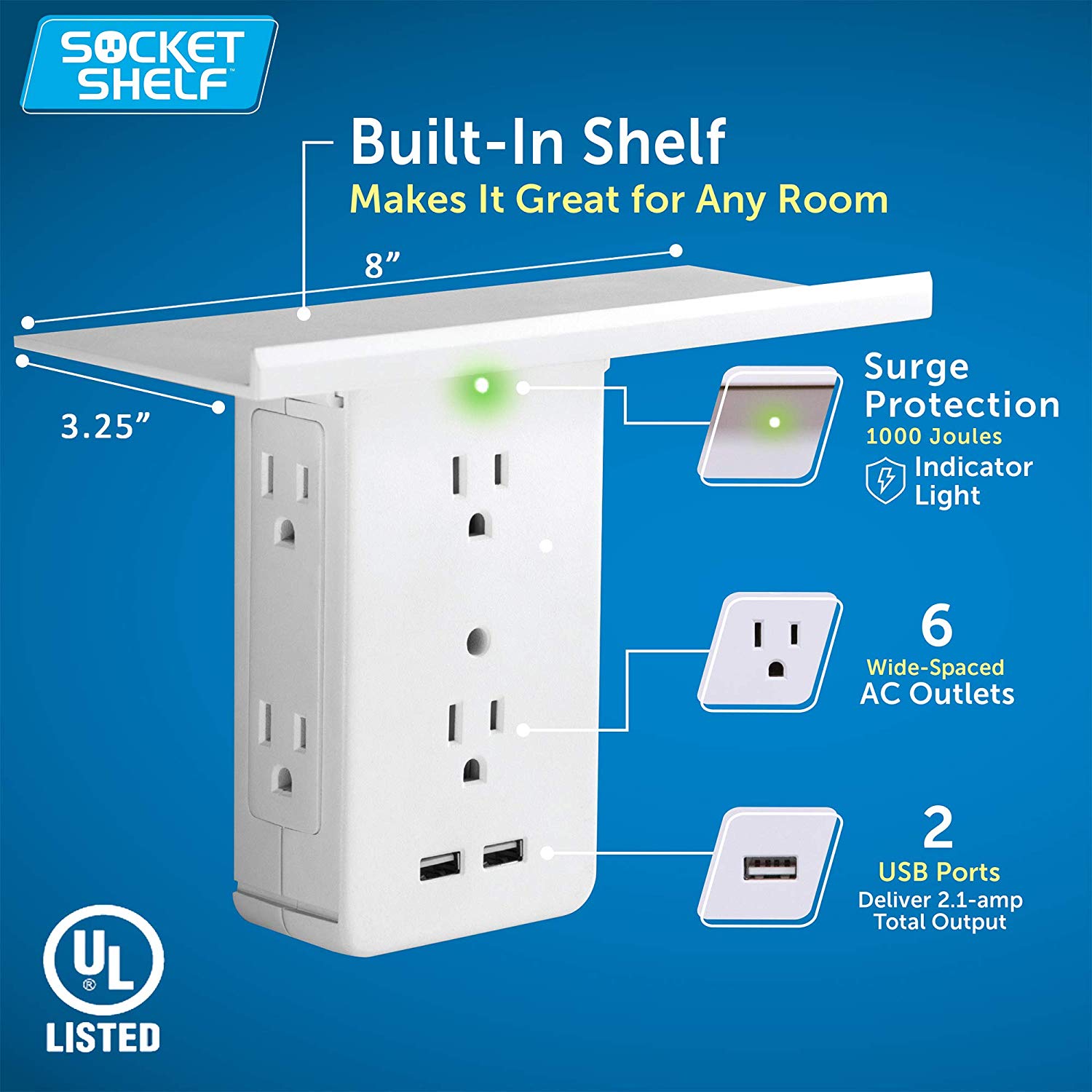 Socket Shelf | Giftopix