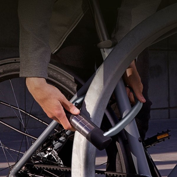 Solar Powered Key Less Bike Lock