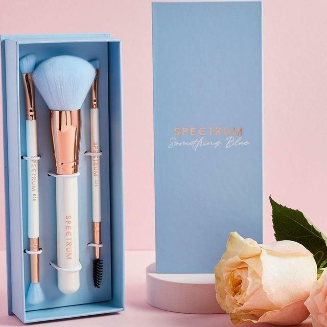 Something Blue Bridal Brush Set