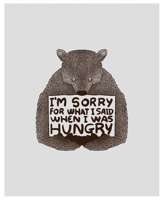 Sorry For What I Said When I Was Hungry Bear Blanket