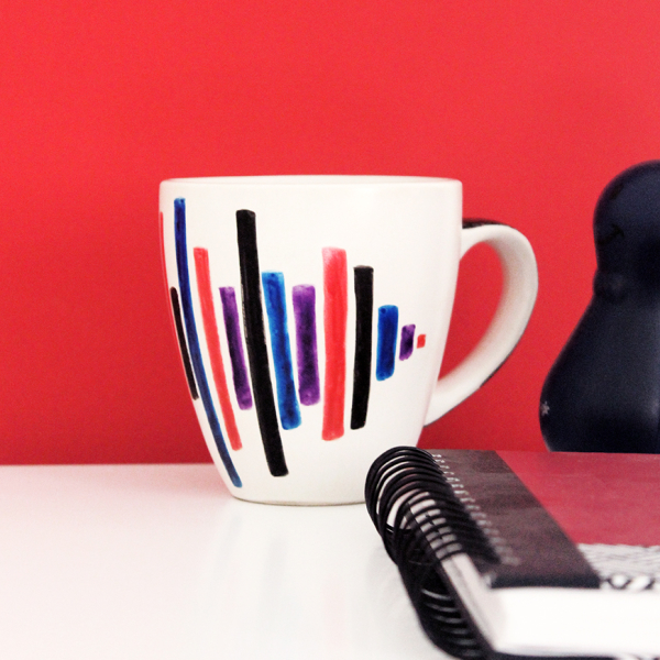 Sound Wave Message Mug