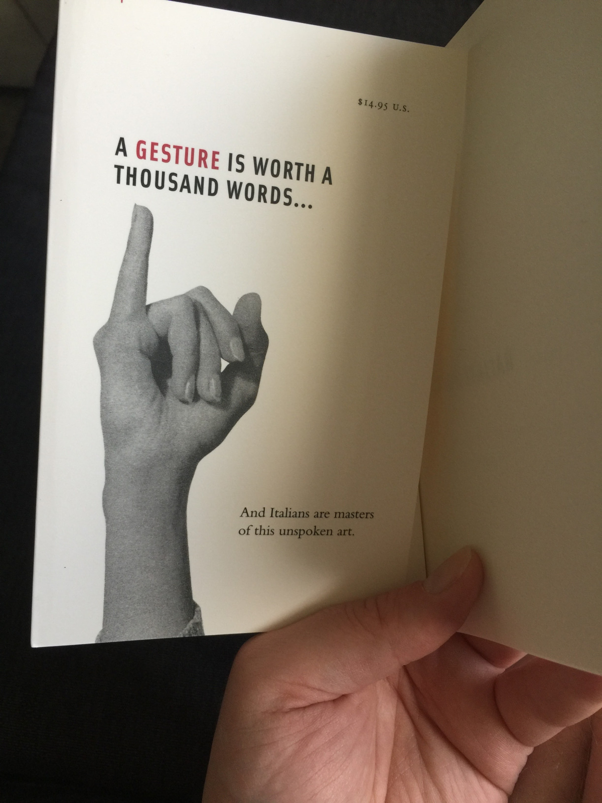 Speak Italian : The Fine Art of the Gesture