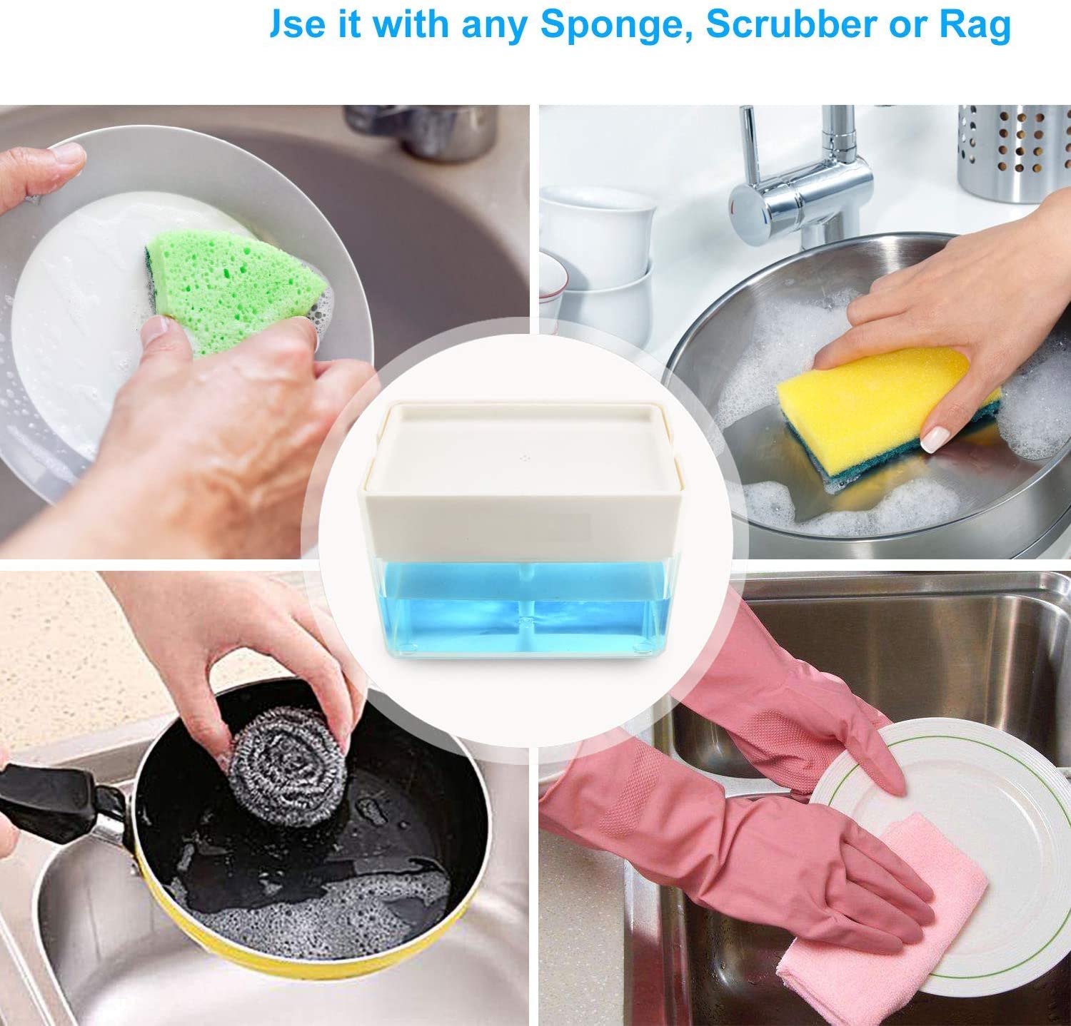 Sponge Soap Dispenser