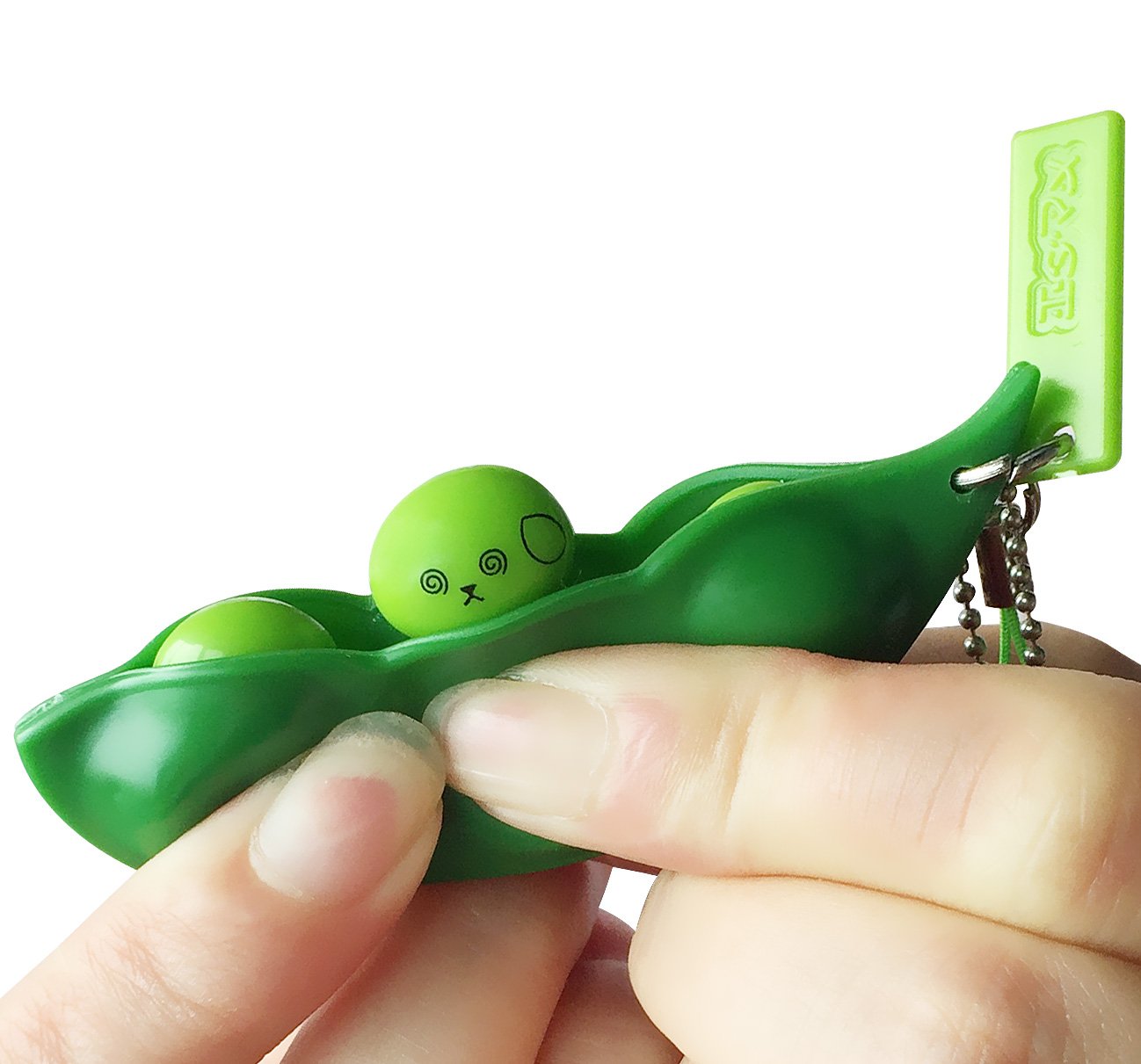Squeeze-a-Bean Keychain