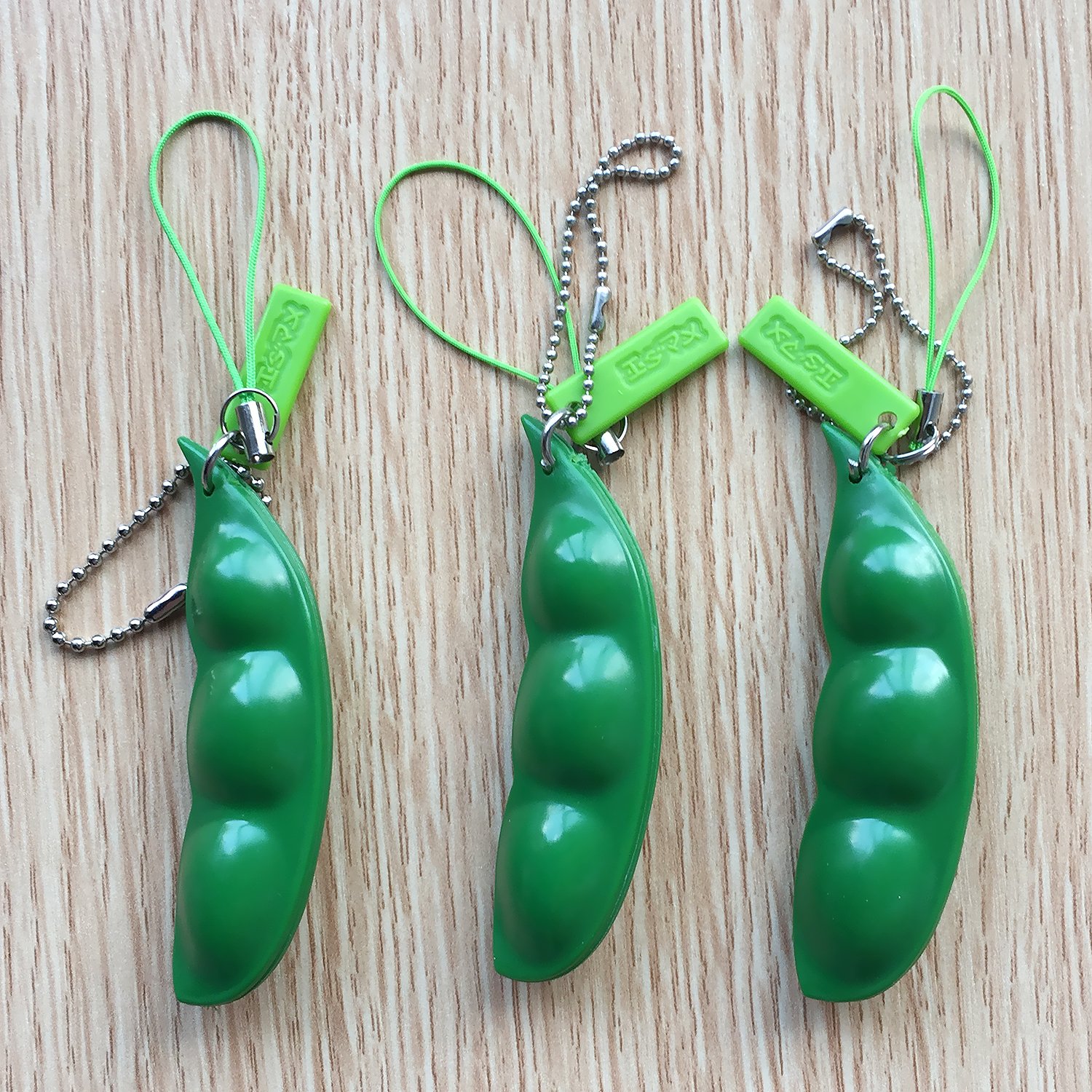 Squeeze-a-Bean Keychain