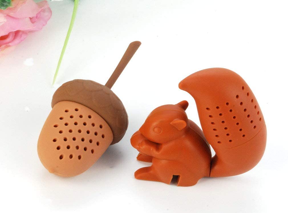 Squirrel & Acorn Nut Tea Infusers Set