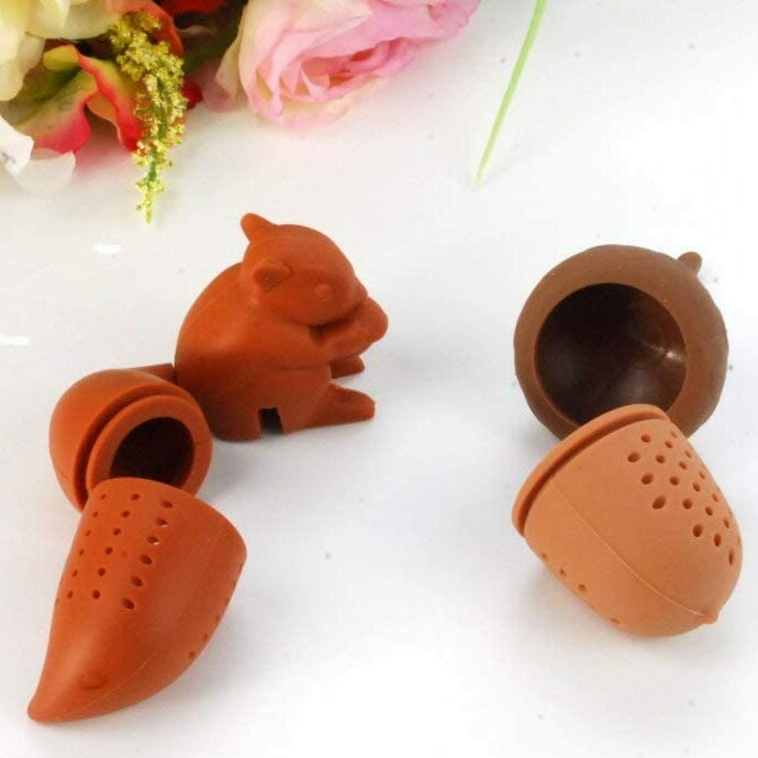 Squirrel & Acorn Nut Tea Infusers Set