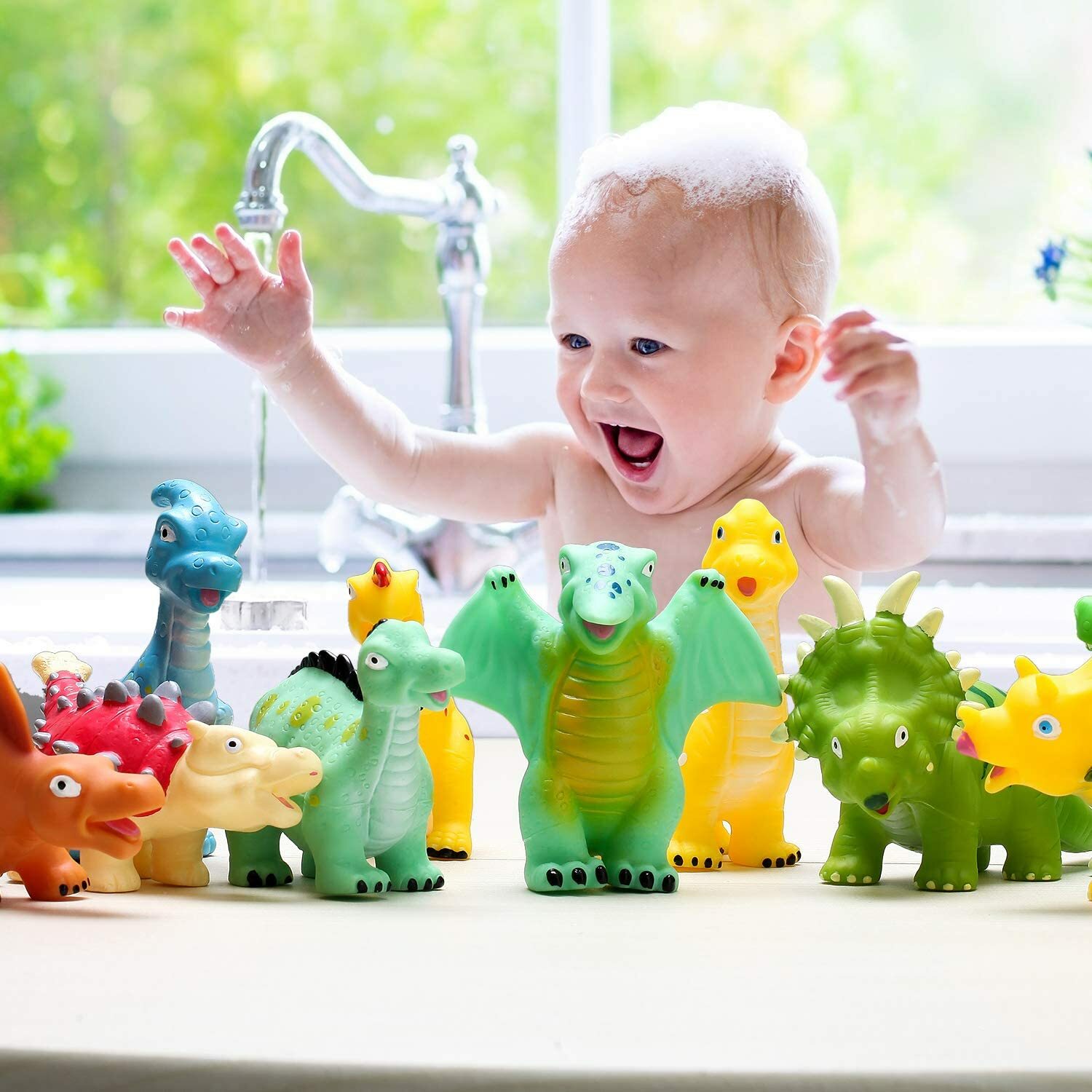 Squirter Dinosaurs Bathtub Toys