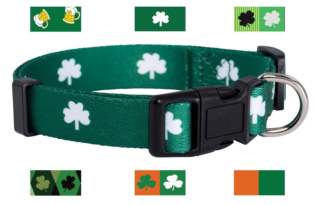 St. Patrick's Day Dog Collar
