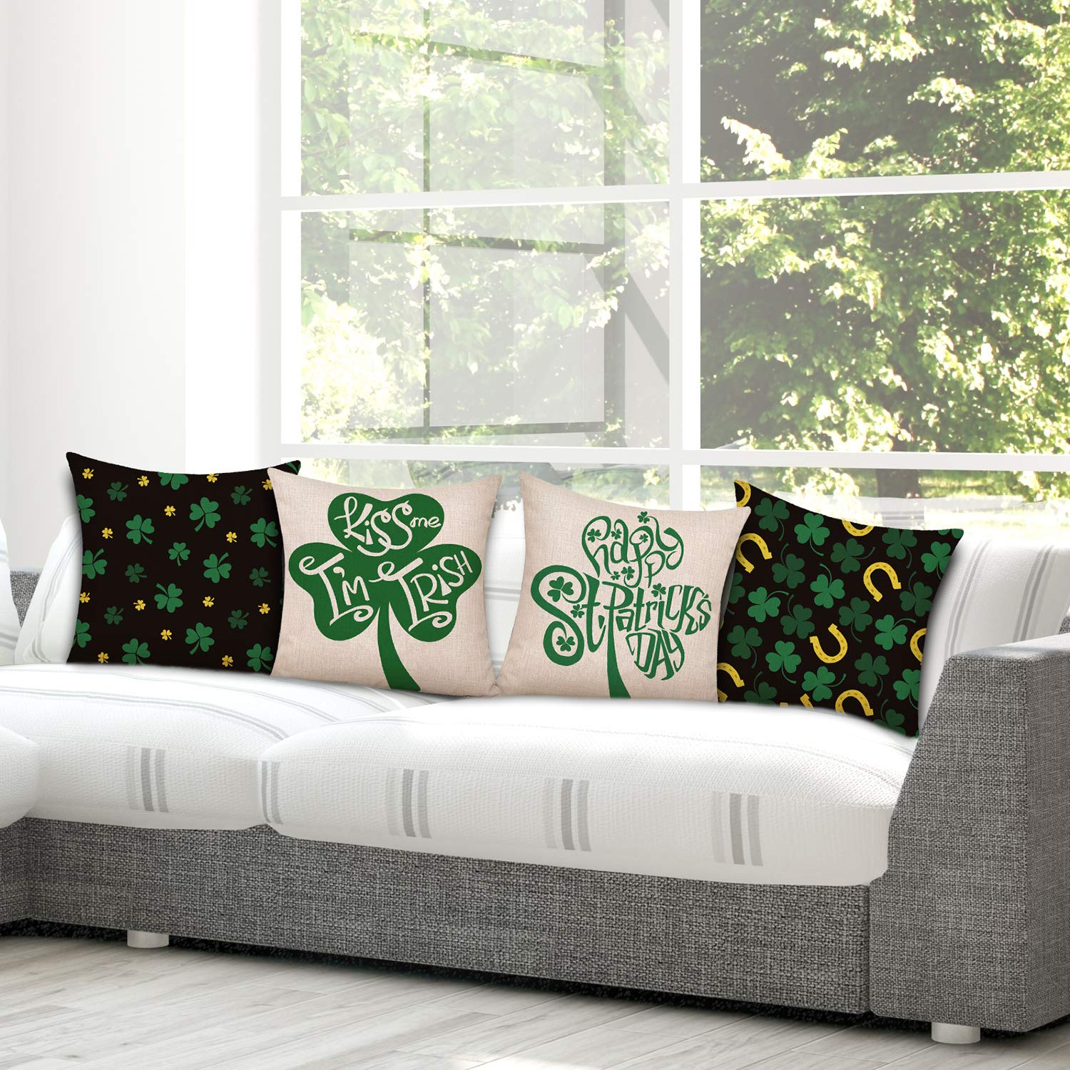 St. Patrick’s Day Pillow Covers Set