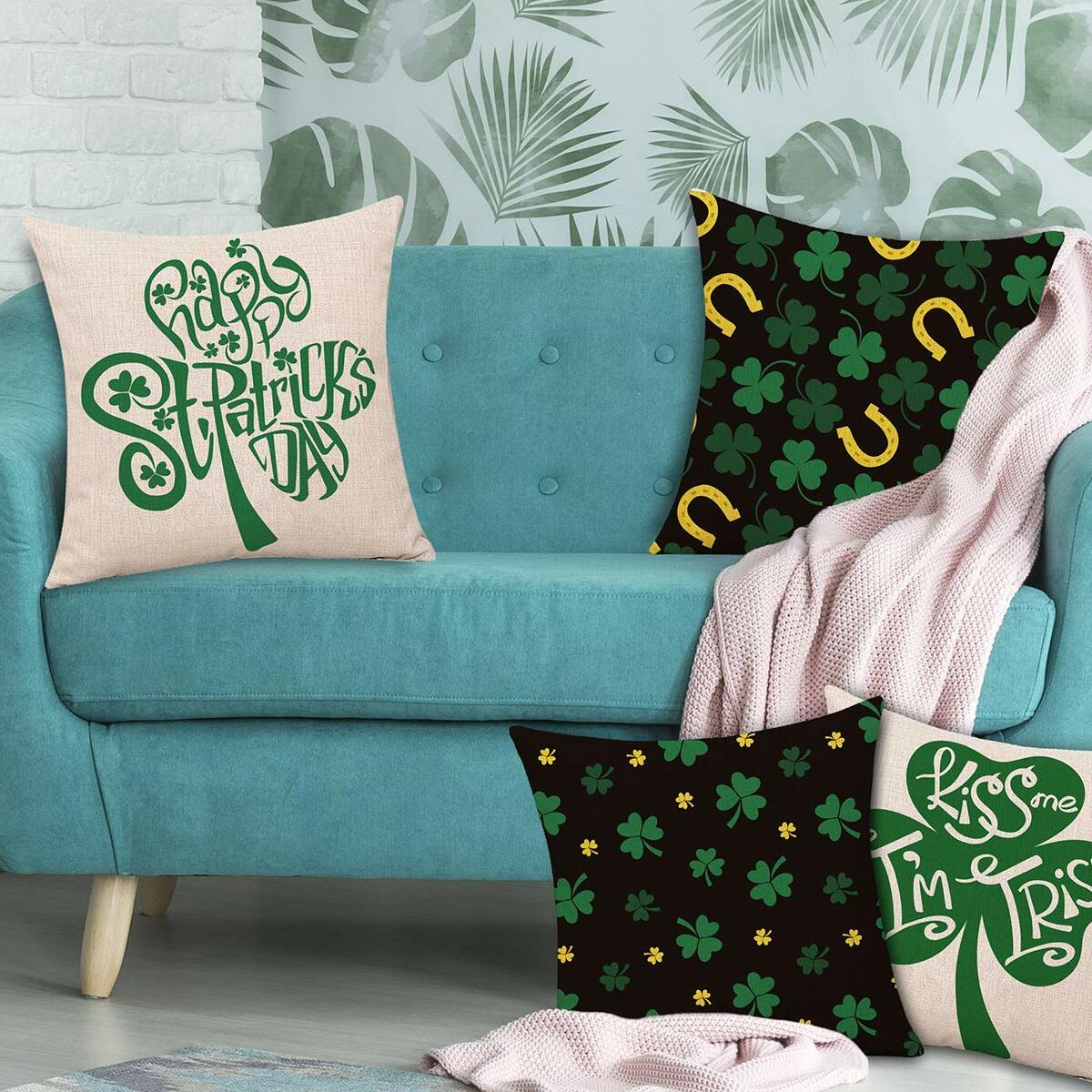 St. Patrick’s Day Pillow Covers Set