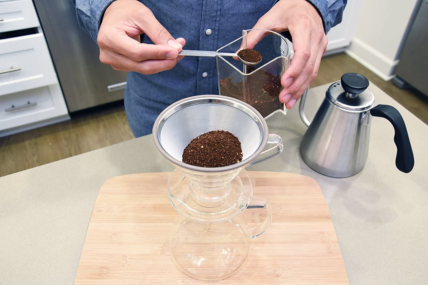 Stainless Steel Pour Over Coffee Filter