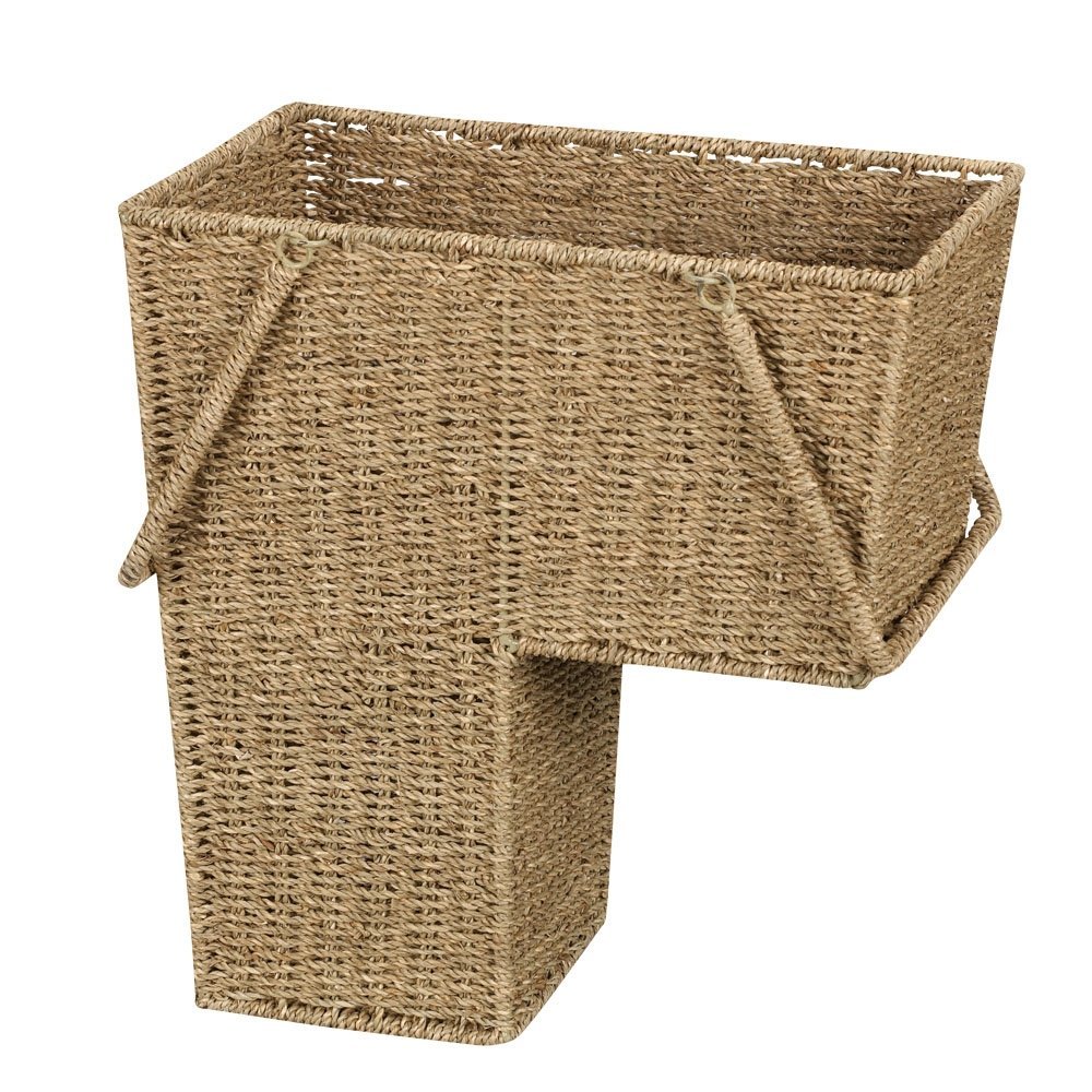 Stair Step Basket with Handle