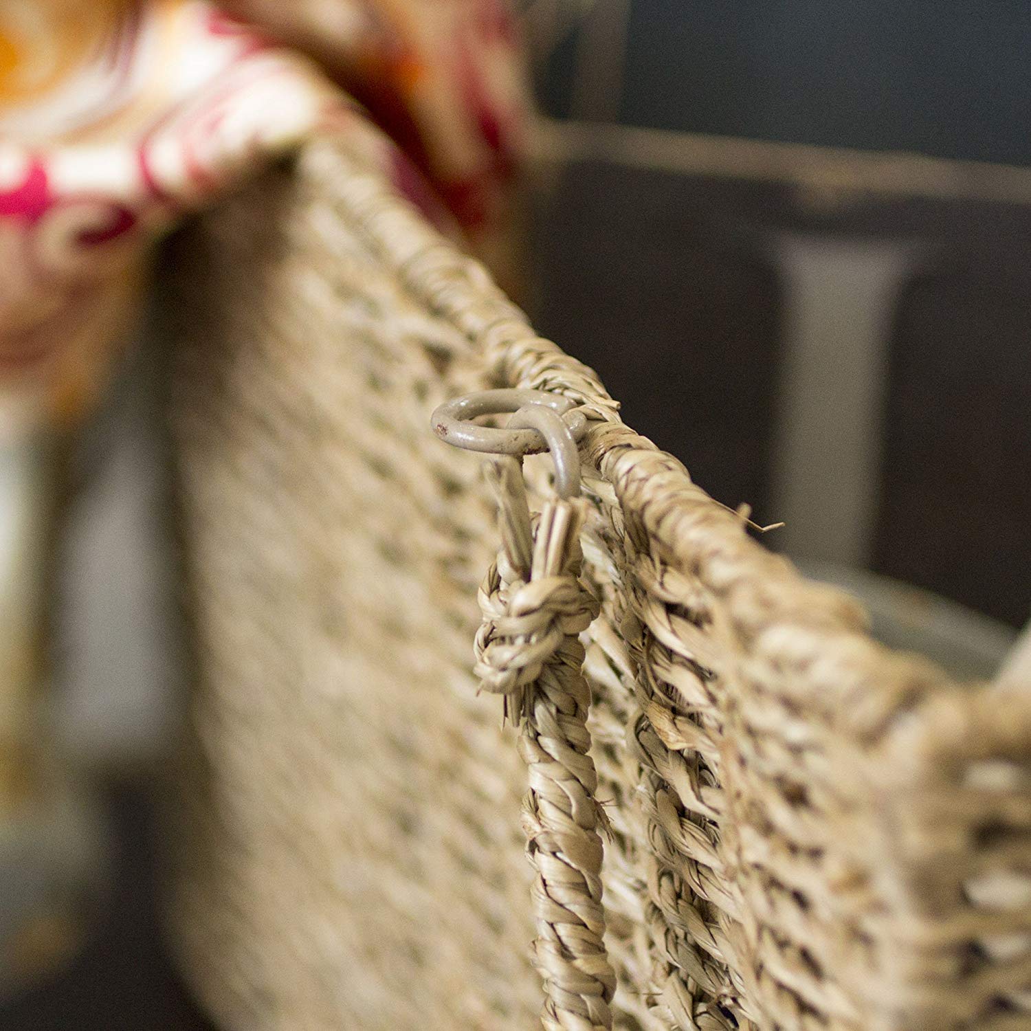 Stair Step Basket with Handle